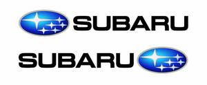 SUBARUマーク＋SUBARU（左右）ステッカー　30cm