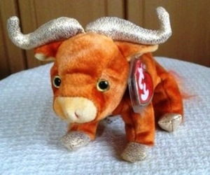 レトロ　ty BEANIE BABIES　ZODIAC　OX　ぬいぐるみ　ビーニーベイビー　ビーニーズ