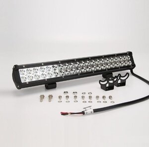 即決 CREE1個 LEDワークライト 126w横型/LED作業灯 サーチ 12V/24V 重機 ダンプユンボ 集魚灯 デリカ ユンボ トラック ジムニー