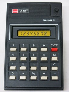 05K177 レトロ 電卓 SHARP シャープ ELSI MATE [EL-206] 通電OK 中古 現状 売り切り