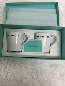 【め897】ティファニー　TIFFANY　ペアマグカップ　グラマシーマグ