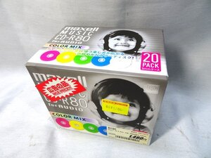 未開封品■ maxell/日立マクセル/ MUSIC CD-R 80 AUDIO 10枚セット CDRA80MIX.S1P10S 日 音楽用CD-R カラー