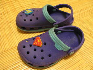 【used】crocs（クロックス）子供用サンダル　16～17cm程度