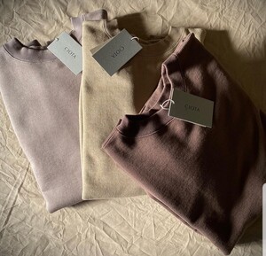 CIOTA Crew Neck Sweat Shirt size 6《シオタ》クルーネック スウェット M BEIGE 