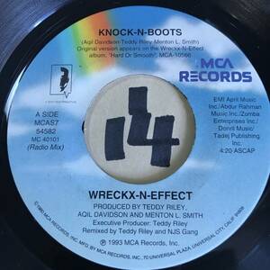 試聴 テディ・ライリー制作 兄弟仁義 WRECKX-N-EFFECT KNOCK-N-BOOTS RADIO MIX NM / CHANT RADIO MIX EX+ 