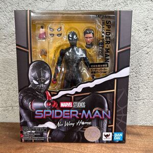 【f/15】 バンダイ S.H.Figuarts SPIDER-MAN スパイダーマン ブラック&ゴールドスーツ NO Way Home MARVEL 初回生産分限定 開封品 