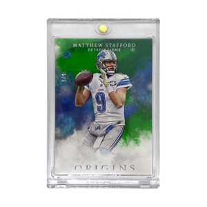 PANINI NFLカード ORIGINS MATTHEW STAFFORD DETROIT LIONS 5/5 #24 中古 1