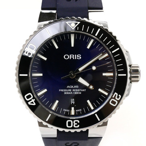 ORIS オリス アクイスデイト 腕時計 自動巻き 01.733.7730 メンズ 中古 美品