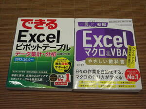 できるExcelピボットテーブル データ集計・分析に役立つ本 + 一冊に凝縮 Excelマクロ&VBA やさしい教科書 2冊セット