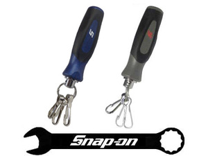 Snap-on（スナップオン）ソフトグリップ ラバーグリップ キーホルダー 限定カラー パワーブルー/ブラック