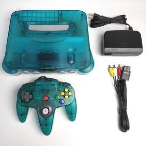 ★人気カラー★ しっかりスティック ニンテンドー64 クリアブルー Nintendo 64 ニンテンドウ64 任天堂 クリア ブルー 限定