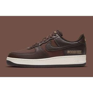 美品 名作 防水透湿 箱タグ付 NIKE AIR FORCE 1 Gore-Tex エアフォース ゴアテックス ブラウン CT2858-201 BAROQUE BROWN/SEAL BROWN 25cm