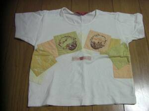 ＊ピンクハウス子供用半袖ＴシャツＭクマ刺繍入り