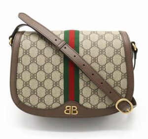 定価279,400円☆GUCCI x Balenciaga ハッカープロジェクト ミディアムショルダーバッグ 箱付新品 送込☆グッチ バレンシアガ