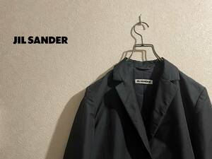 ◯ イタリア製 JIL SANDER パデット チェスター コート / ジルサンダー ロング ネイビー 紺 36 Ladies #Sirchive