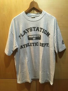 古着 PlayStation NFL GAME DAY プレイステーション Tシャツ sony ノベルティ 販促 プロモ メンズ XL ビンテージ 90s