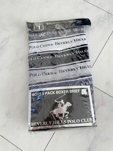 新品　BEVERLY HILLS POLO CLUB ビバリーヒルズポロクラブ　ジュニア　子供　キッズ　パンツ　下着　5枚組　12-14歳　L