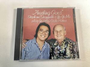 【1】6133◆Stephane Grappelli & Yo Yo Ma／Anything Goes◆ステファン・グラッペリ＆ヨーヨー・マ／エニシング・ゴウズ◆国内盤◆