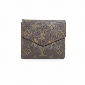 #axzw ルイヴィトン LOUISVUITTON 財布 こげ茶 PVC モノグラム 二つ折り フランス製 レディース [852891]