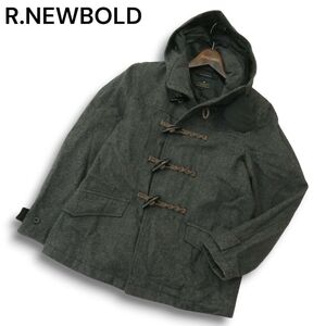 R.NEWBOLD ポールスミス 秋冬 ウール★ ダッフル コート Sz.M メンズ グレー　A4T13119_C#N