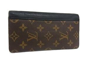 1円 LOUIS VUITTON ルイヴィトン M93800 モノグラム マカサー ポルトフォイユ タノン 長財布 ウォレット ブラウン系×ブラック系 FF2407