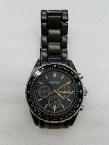 メンズ腕時計　GRANDEUR【グランド―ル】 (OSC039)ブラック