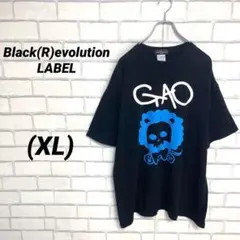 ブラックエボリューション　オーバーサイズ　Tシャツ 大きいサイズ　黒　XL 夏服