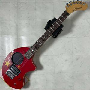 動作品 ZO-3 アンプ内臓 エレキギター レッド フェルナンデス FERNANDES