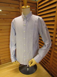 M1 △891【MONCLER GAMME BLEU モンクレールガムブルー】イタリア製 D13915200420 CAMICIA 長袖 オックスフォード シャツ SIZE 0