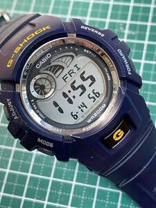 Casio カシオ　ブルーのG -ショック　G-SHOCK DIGITAL G-2900　電池交換　洗浄済み