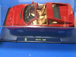 FERRARI OFFICIAL 348TS・1989 1/24 ダイキャストカー　burago製F-4　