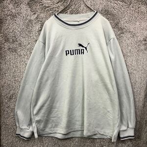 ◯ PUMA プーマ スウェット トレーナー ブルー 青 メンズ トップス 最落なし （104）