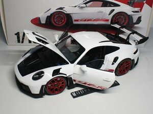 ▲最後1台！白！限定品！PMA 1/18 ポルシェ Porsche 911（992） GT3 RS 新品 Minichamps