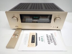 良品 Accuphase E-470 アキュフェーズ プリメインアンプ インテグレーテッドアンプ 元箱/説明書/リモコン付 配送/来店引取可 ∩ 71163-1