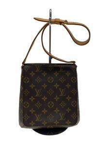 LOUIS VUITTON◆ミュゼット・サルサ_モノグラム・キャンバス_ショートショルダー_BRW/PVC/BRW