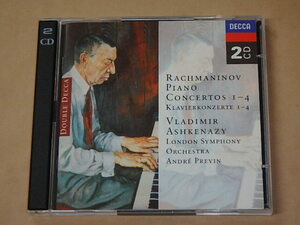 Rachmaninov：Piano Concertos 1-4　/　VLADIMIR ASHENAZY（ウラディーミル・アシュケナージ）他　/　CD　2枚組　ドイツ盤