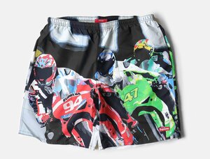 Supreme ◆20SS Racing Water Shorts 黒系 XL 水着 サーフパンツ ボードショーツ 水陸両用 ショートパンツ BOXロゴ シュプリーム /446/WX10