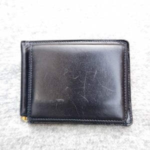 英国 GLENROYAL マネークリップ／コインケース MONEY CLIP WITH COIN POCKET ネイビー色 グレンロイヤル ウォレット 財布