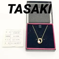美品　TASAKI パールネックレス　あこや真珠　箱　証明書付き　ゴールド