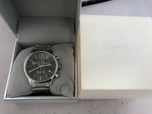 【CALVIN KLEIN】カルバンクライン　K2G　271　メンズ腕時計　シルバーグレー　SY02-G2N