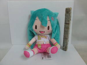 ふわぷち ぬいぐるみ　初音ミク　～ライブVer.～　H３０ｃｍ　送料は商品説明欄に記入