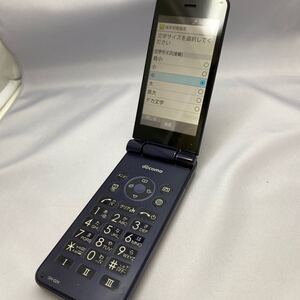 458 AQUOSカメラレスケータイ SH-02K ブラック 中古スマホ 訳あり ジャンク SIMフリー au docomo S