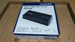 ALPINE 4チャンネル パワーアンプ KTP-600