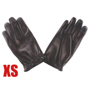 GMG DEER SKIN GLOVE ショートリスト GMG-07 BLACK XS/バイクグローブ手袋鹿革鹿皮ディアスキンレザー国産日本製スマホ対応スマートフォン