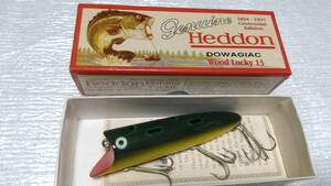 WOOD　ラッキー１３　BF　LUCKY-13　ウッド　DOWAGIAC　　へドン　heddon トップ TOP スミス 新品購入未使用品