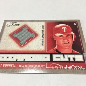 ★2003 FLEER CHIPPER JONES パット・バレル ジャージカード★即決