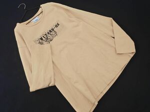 ネコポスOK KBF ケービーエフ アーバンリサーチ プリント Tシャツ sizeOne/ベージュ ■◇ ☆ eia5 レディース