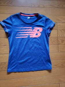 new balance　ニューバランス　MINIMUS　レディース　半袖 Tシャツ　M　紺