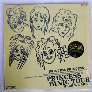 プリンセス・プリンセス/PRINCESS PANIC TOUR HERE WE ARE 1988/CBS/SONY 68LH186 LD