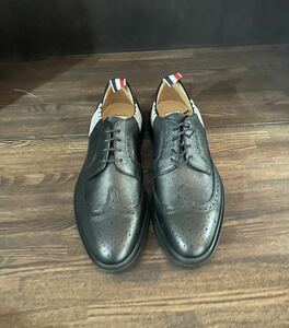 THOM BROWNE シューズ　靴 4bar ストライプ トムブラウンウィングチップ 革靴